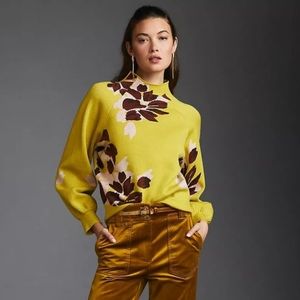 NWT The Beatriz Mock-Neck Sweater